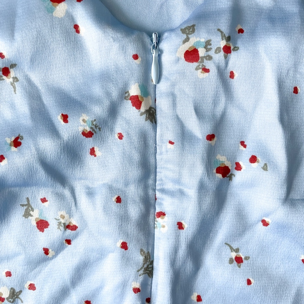 REVOLVE Tiger Mist Blue Floral Dress - Picture 12 of 13